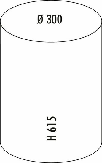 Wesco Staande asbak 15 roestvrij staal