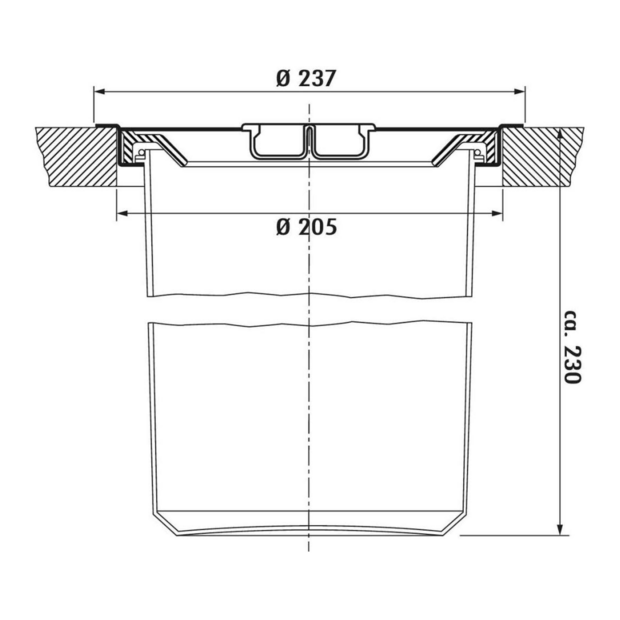 Wesco 8011031 Dassa 4 Acier inoxydable Plastique