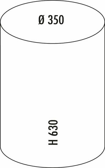 Wesco Pushboy Junior Zwart Mat 22 L