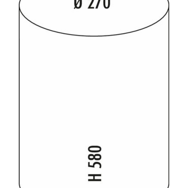 Wesco Gastro Collecteur de d&eacute;chets &agrave; p&eacute;dale 127 Blanc 22 L