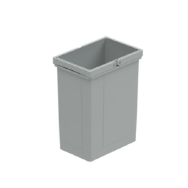 Seau en aluminium &agrave; double poign&eacute;e Wesco 8011495, gris, 8 litres
