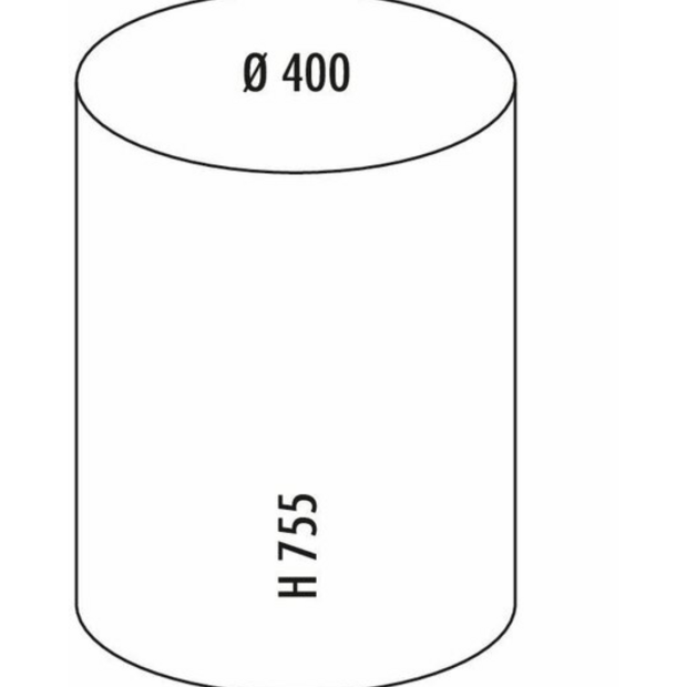 Wesco Kickboy Zwart 40 L