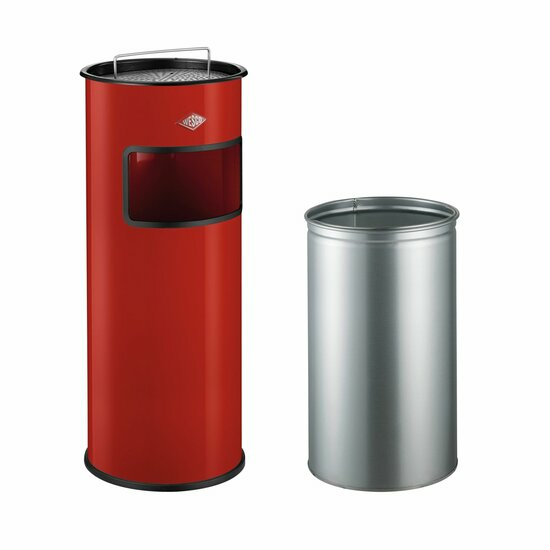 Wesco Standing Ashtray 24 Red