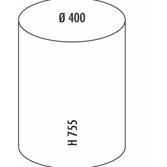 Wesco Kickboy Zwart 40 L