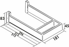 Wesco 8032203 Passo Siphonschutz 2 oriongrau