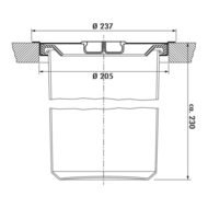 Wesco 8011031 Dassa 4 Edelstahl Kunststoff