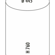 Wesco Grande Balan&ccedil;oire Noir 120 L
