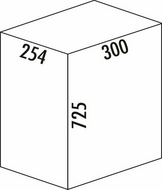 Wesco Standing Ashtray 19 With Roof Stainless Steel Matt