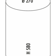 Wesco Gastro Collecteur de d&eacute;chets &agrave; p&eacute;dale 127 Blanc 22 L